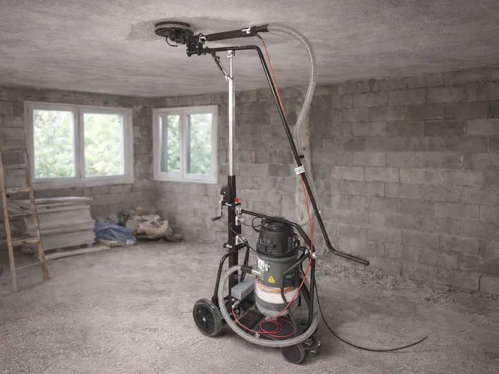 Sept Tools bešepetėlis šlifuoklis statybvietėje